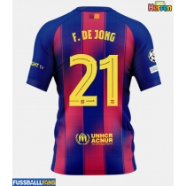 Barcelona Frenkie de Jong #21 Heimtrikot 2025-26 Kurzarm